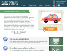 Tablet Screenshot of carstohelpkids.org